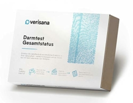 Darmtest Gesamtstatus – Gesundheitscheck Darm & Parasiten Test – Stuhltest auf Darmbakterien, Candida, Helicobacter, Parasiten & Leaky Gut Verisana - 1