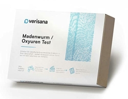Madenwurm Test – Schneller & Einfacher Abklatschtest auf Oxyuren – Auch für Kinder geeignet – Verisana - 1