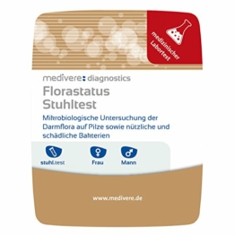 Medivere Florastatus Stuhltest zur Darmflora Untersuchung - 1